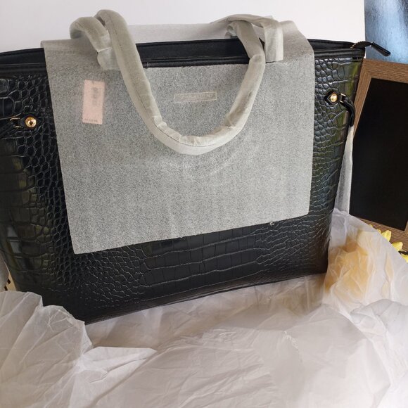 VS Bond Street London black croc tote - Picture 3 of 16